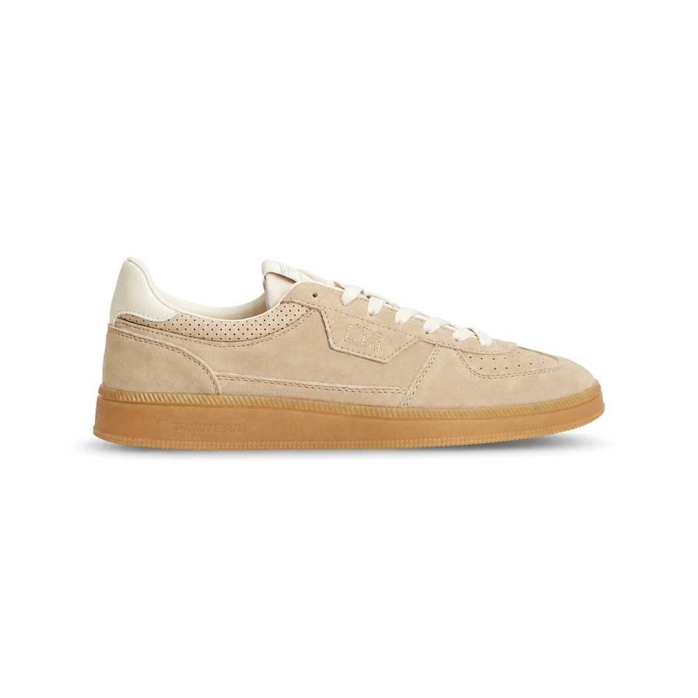 TOMMY HILFIGER Jeans Suede Skater Sneaker Gentle Gold originales