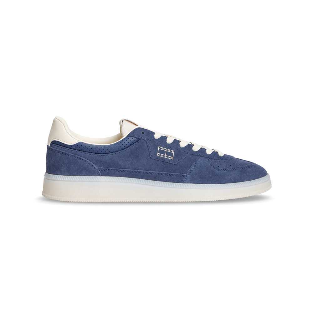 TOMMY HILFIGER Jeans Suede Skater Sneaker Blue Storm originales